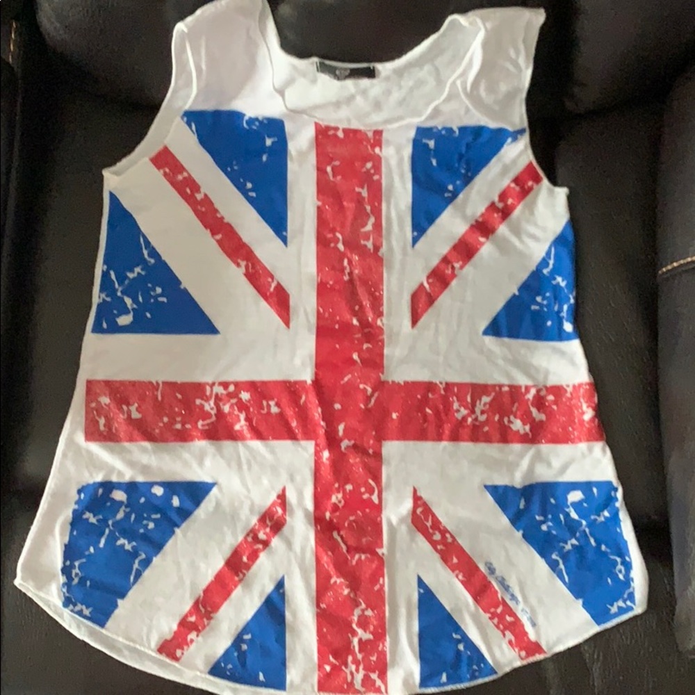 BRITISH flag tank top